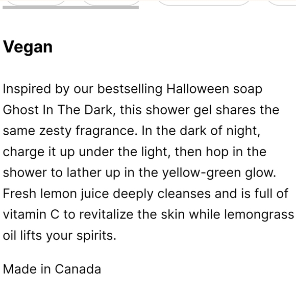 Lush ghost in the dark shower gel - Picture 3 of 5
